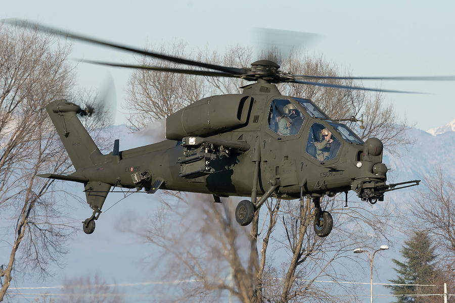 Italian Army Aw-129d Mangusta Photograph by Simone Marcato - Fine Art ...