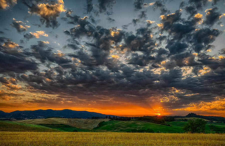 Italian Clouds Photograph by Slawomir Kowalczyk