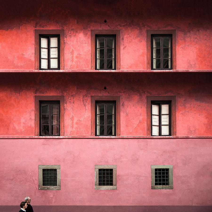 Italian Facade Photograph by Inge Schuster