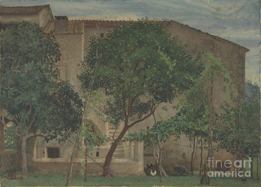 Italian Farmhouse Drawing by Heritage Images