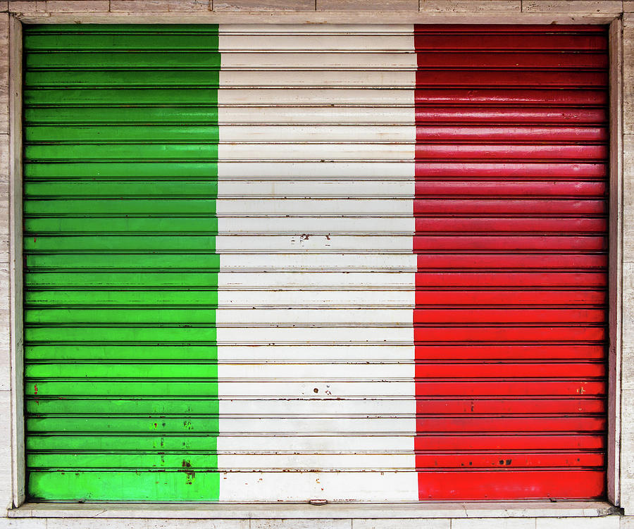 Italian Flag Photograph by Deimagine