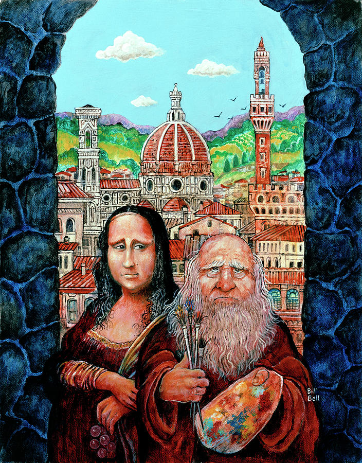 Leonardo Da Vinci Painting - Italian Gothic by Bill Bell