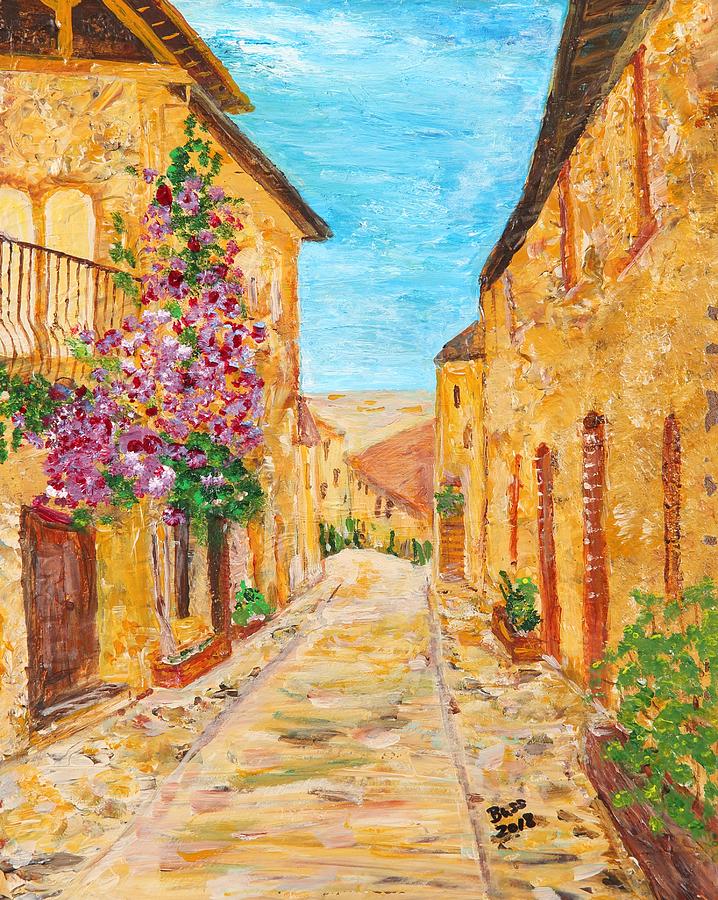 Streets of Italy - Original Acrylic 2024 Painting