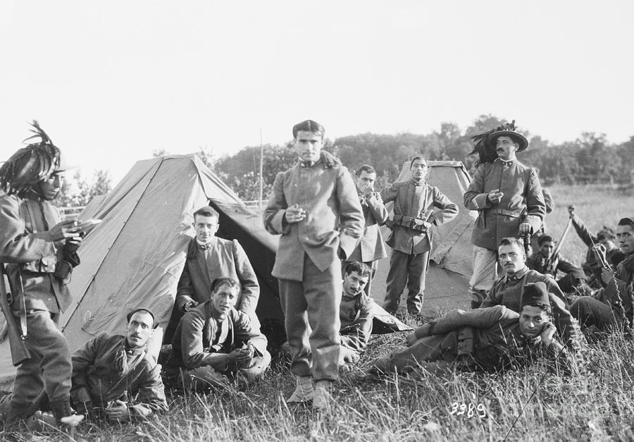 Italian Troops At Camp During World War Photograph by Bettmann