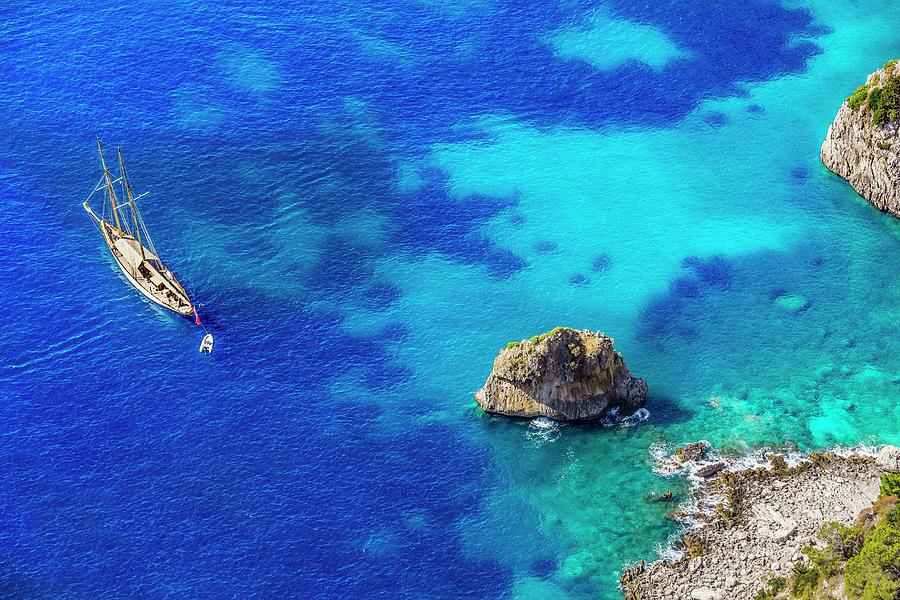 Italy, Campania, Capri Digital Art by Pietro Canali