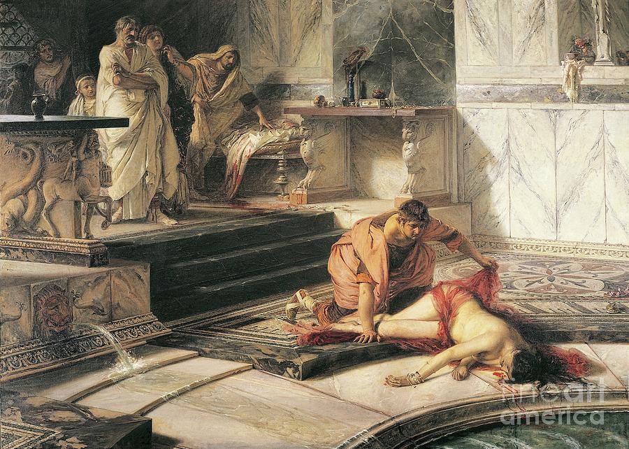 Nero And Agrippina Painting by Antonio Rizzi
