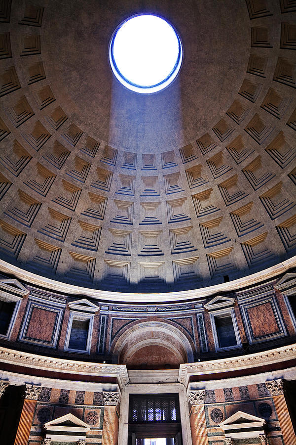 Italy, Latium, Roma District, Rome, Pantheon Digital Art by Luigi Vaccarella