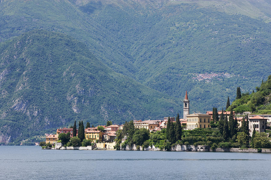 City Photograph - Italy, Lombardy, Lake Como, Varenna by Buena Vista Images