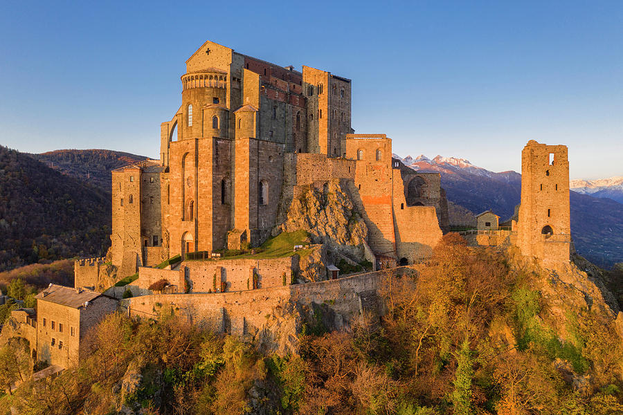 Italy, Piedmont, Torino District, Alps, Val Di Ssacra Di San Michele ...