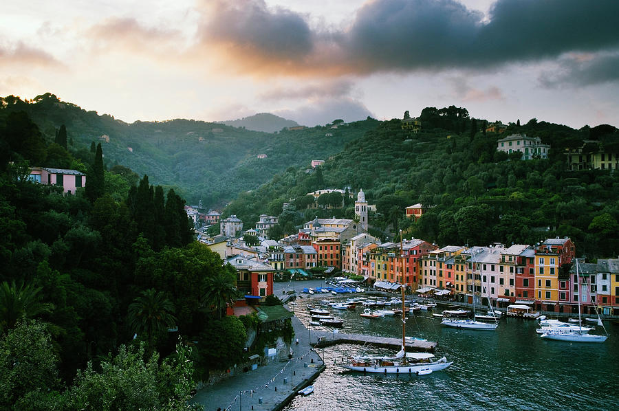 Italy, Portofino, Liguria, Portofino At Photograph by Jeremy Woodhouse