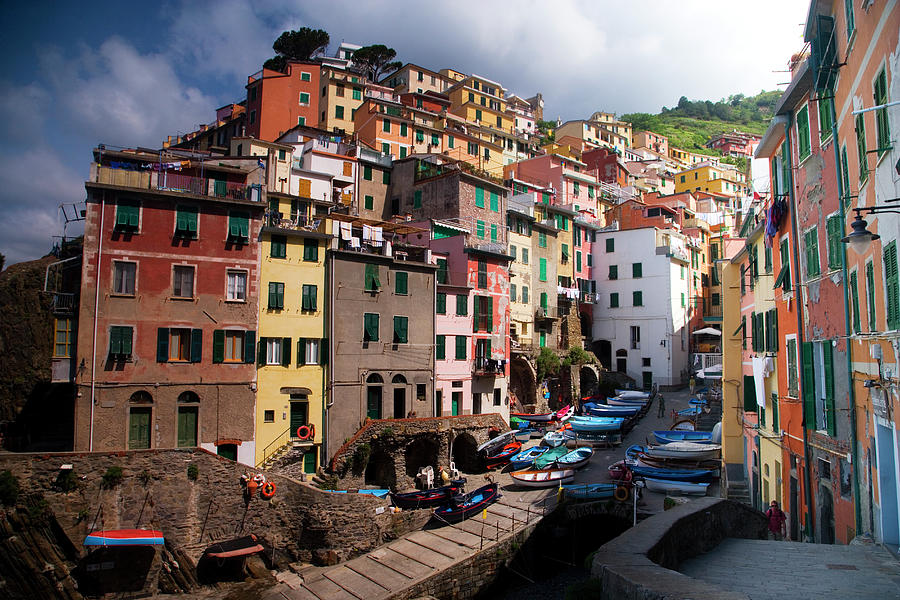 Italy, Riomaggiore, Cinque Terre Photograph by Darrell Gulin