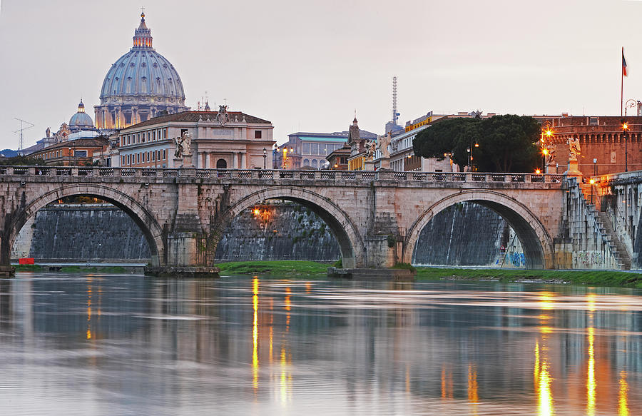 Italy, Rome, Vatican City, Ponte Sant Photograph by Allan Baxter