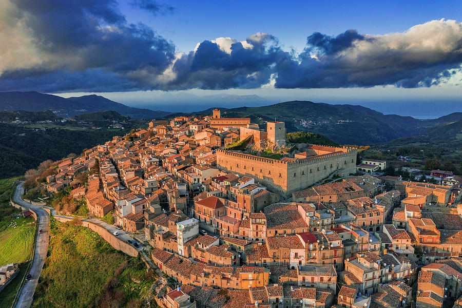 Italy, Sicily, Messina District, Mediterranean Sea, Costa Saracena 