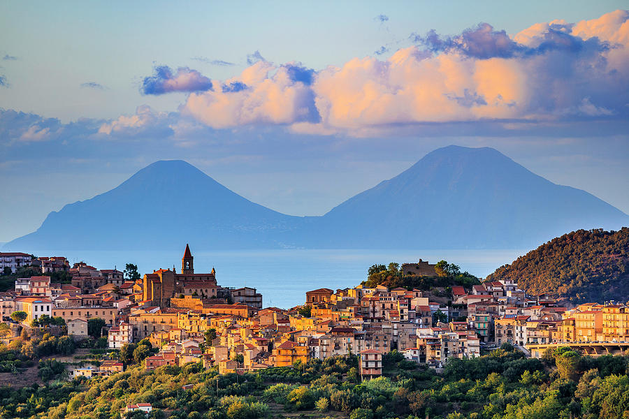 Italy, Sicily, Messina District, Monti Nebrodi, Ficarra, Historic ...