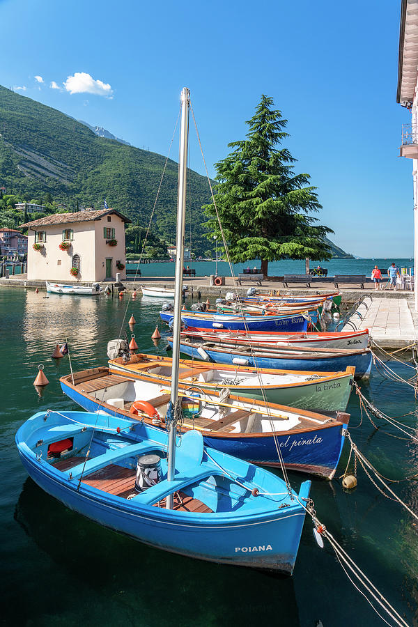 Italy, Trentino-alto Adige, Trento District, Lake Garda, Torbole, The ...