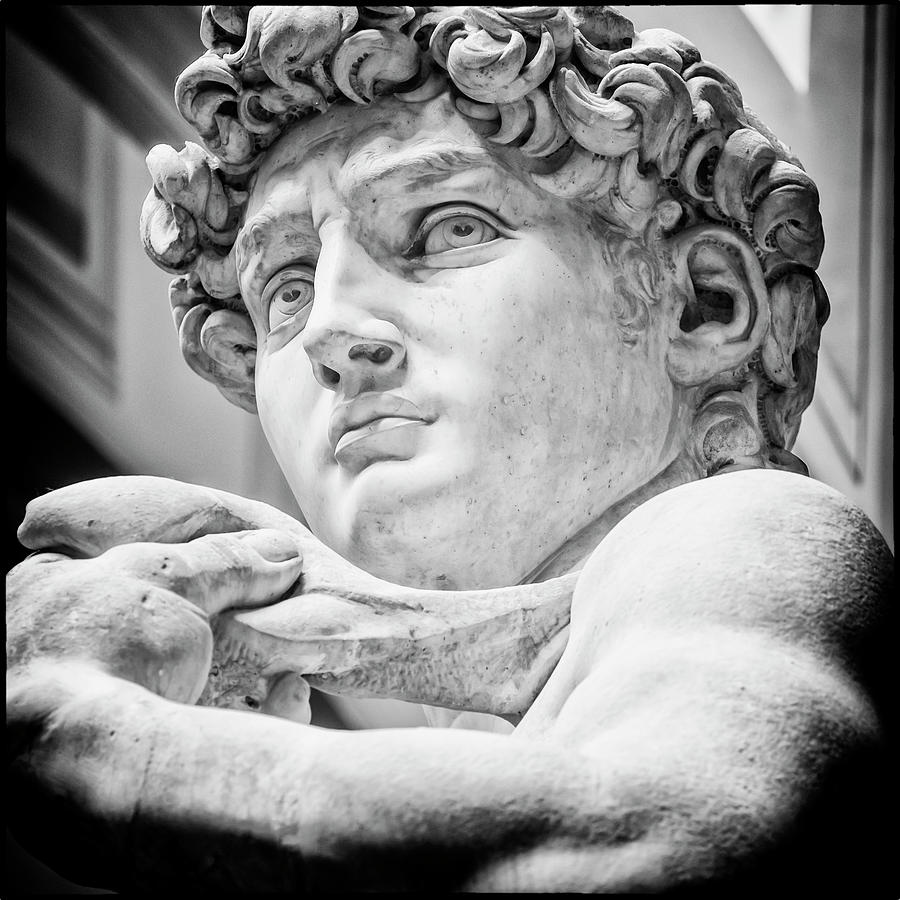 Italy, Tuscany, Firenze District, Florence, Detail Of David By Michelangelo. David By Michelangelo Is A Masterpiece Of Renaissance Sculpture, A Marble Sculpture Dated 1501-1504 Digital Art by Massimo Borchi