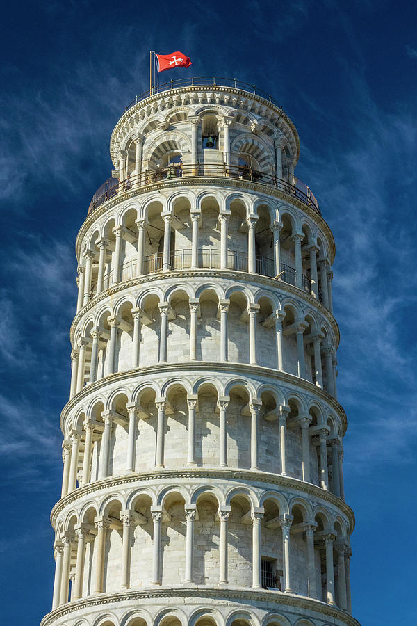 Italy, Tuscany, Pisa District, Pisa, Piazza Dei Miracoli, Leaning Tower ...