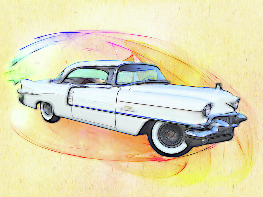 Its a Cadillac Digital Art by Rick Wicker