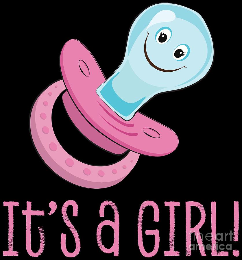 Its A Girl Baby Shower Gender Reveal Funny Gift Idea Digital Art by  Festivalshirt - Fine Art America