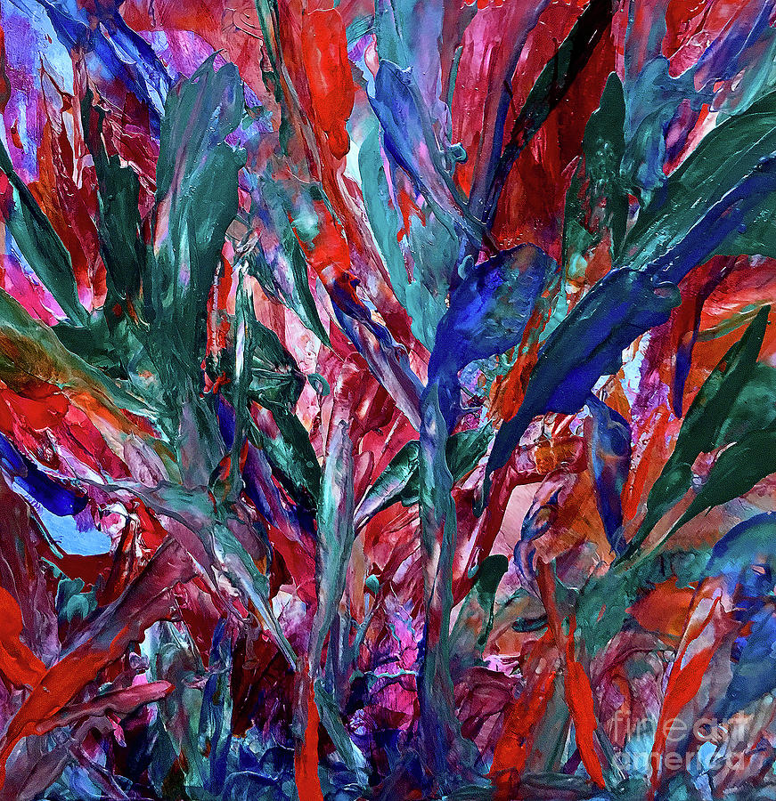Its a Jungle Out there Painting by Eunice Warfel