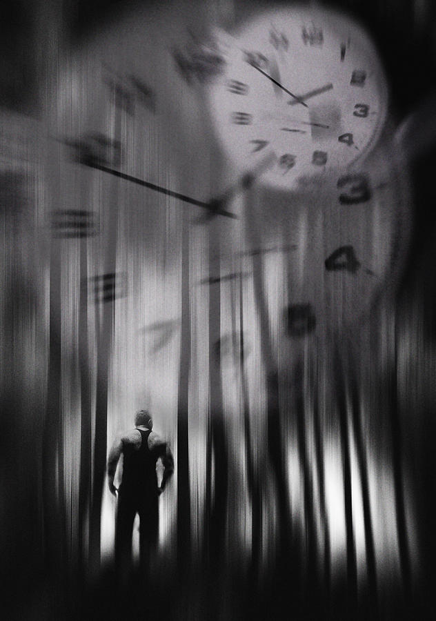 Abstract Photograph - Its Time by Kahar Lagaa
