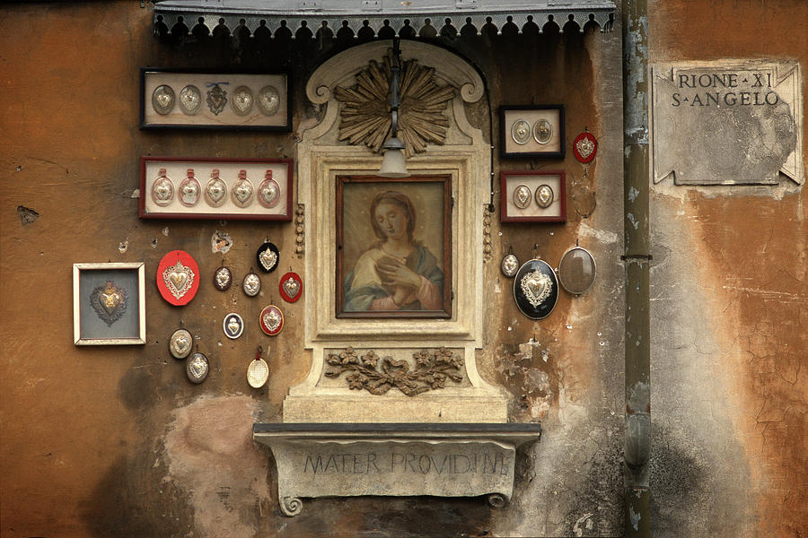 Madonna Photograph - Ity_rome_madonna_grotto by Michael Harrison