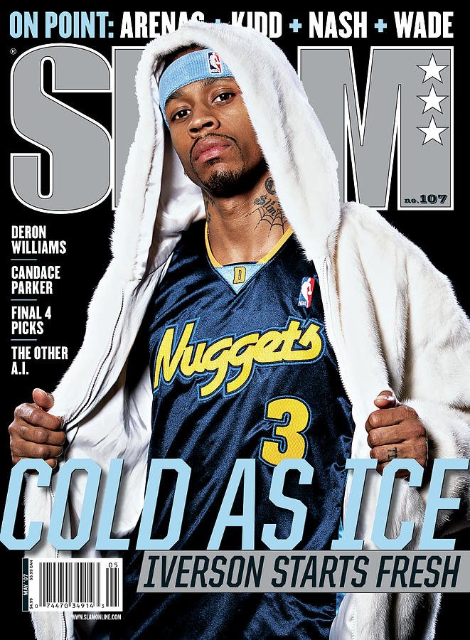 Iverson Starts Fresh: Cold as Ice SLAM Cover Photograph by Atiba Jefferson