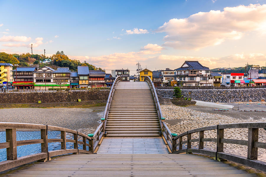 Castle Photograph - Iwakuni, Japan From Kintaikyo Bridge by Sean Pavone