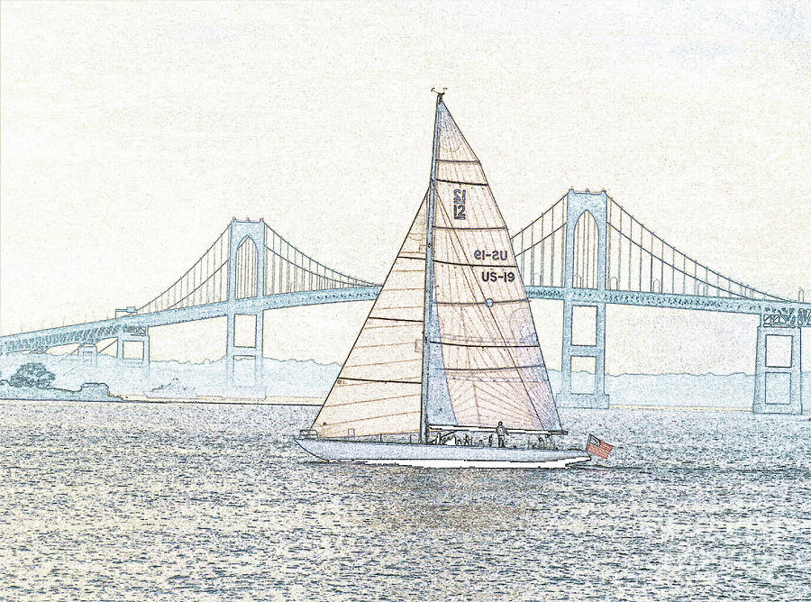 J Boat Color Pencil Photograph by Kevin Fortier