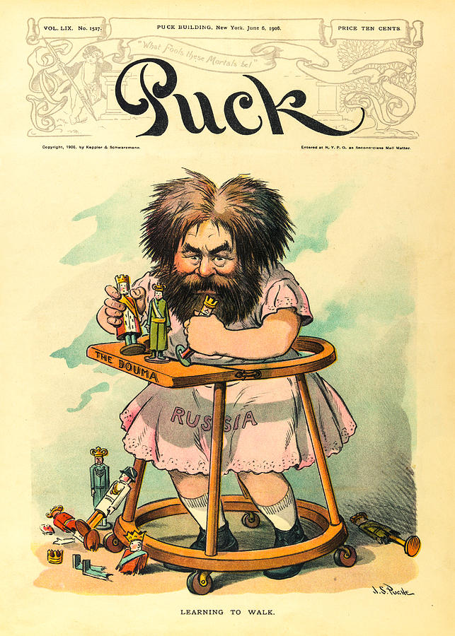 J S Pughe, Puck Magazine Cover, June 6, 1906 Photograph by Al White