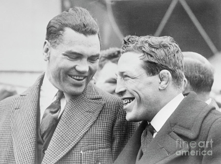 Jack Dempsey And Ted Kid Lewis Photograph by Bettmann