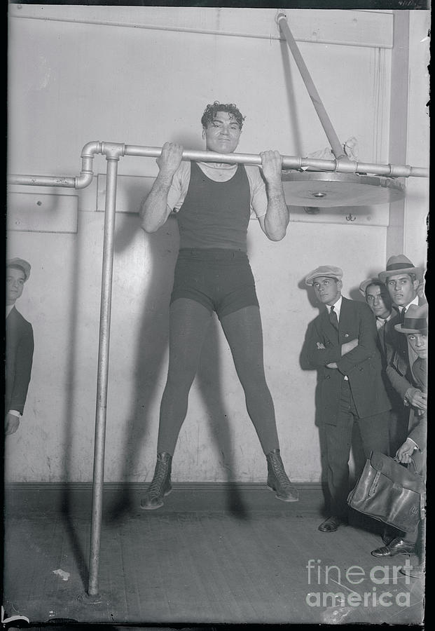 Jack Dempsey Exercising Photograph by Bettmann