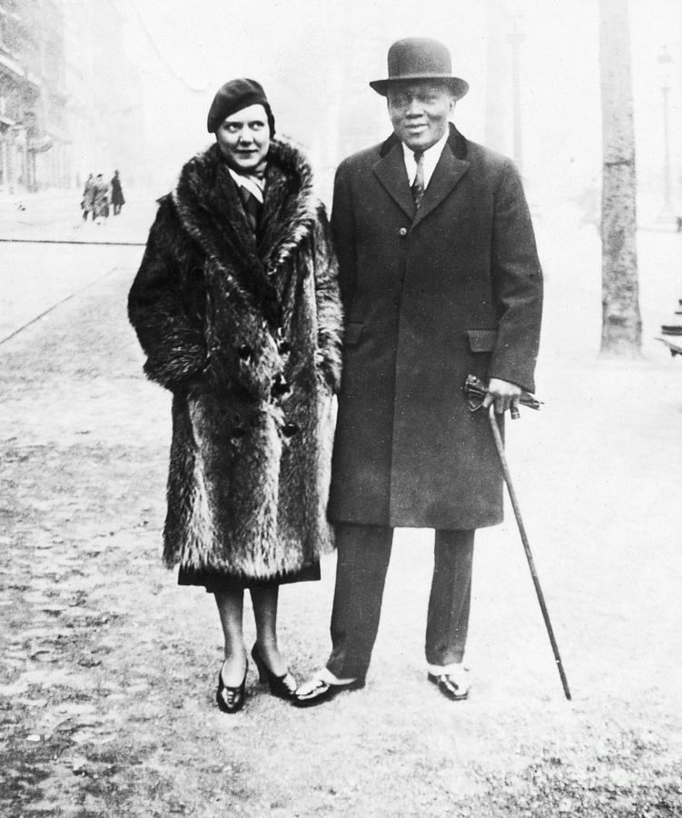 Jack Johnson And Wife Irene Pineau Photograph by Bettmann