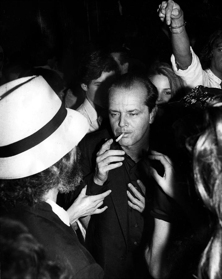 Jack Nicholson Walks Through Crowd At Photograph by New York Daily News Archive