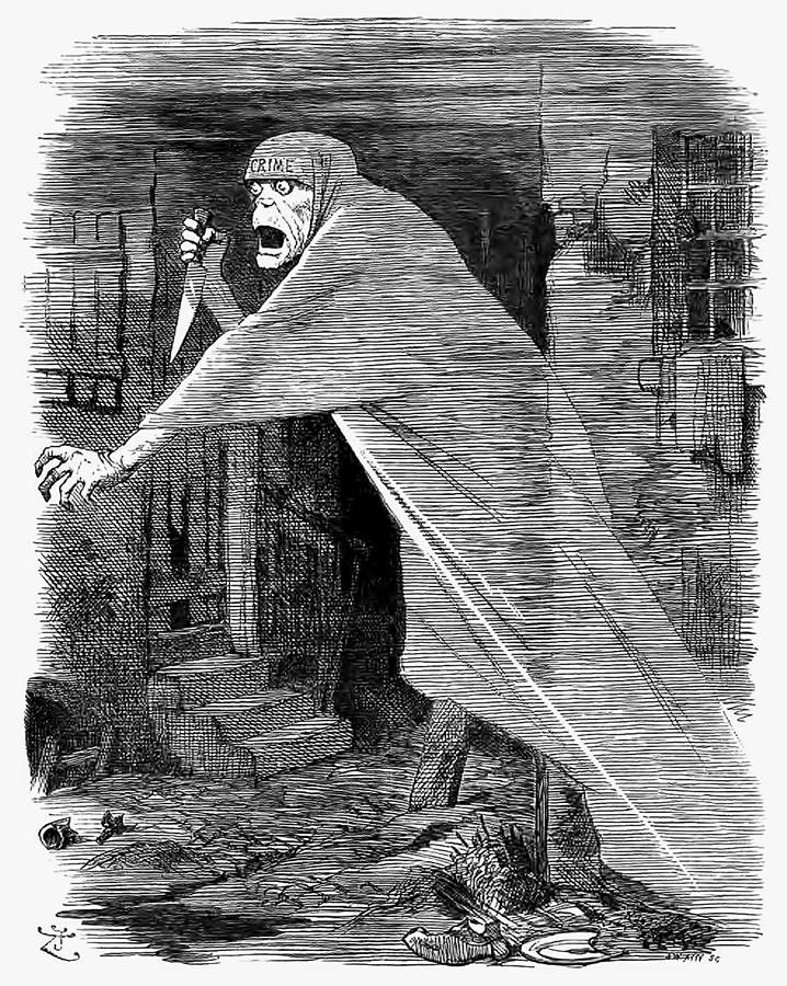 Jack The Ripper Satirical Cartoon, 1888 Photograph by Science Source