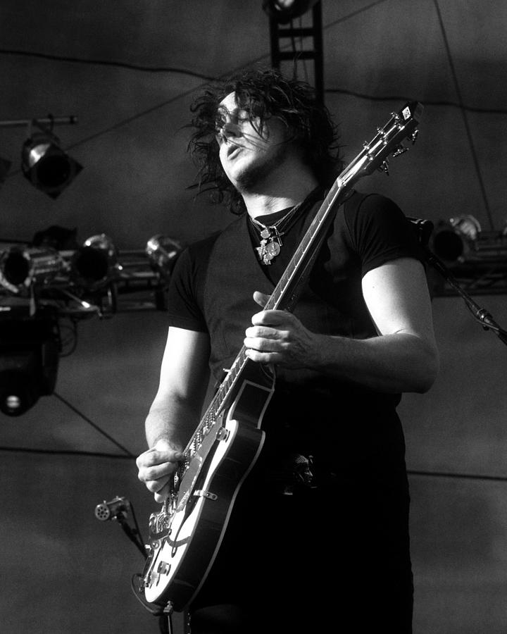 Music Photograph - Jack White Live by Larry Hulst