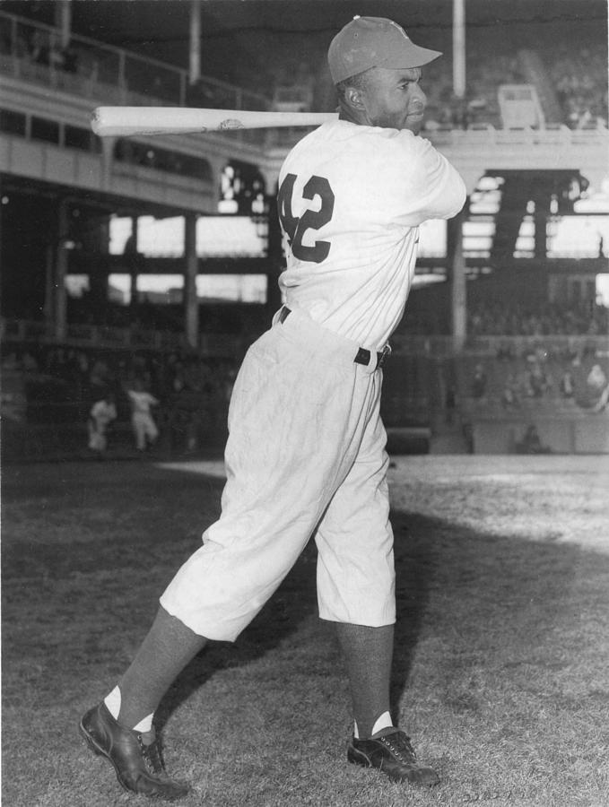 Jackie Robinson, American Baseball Photograph by Science Source