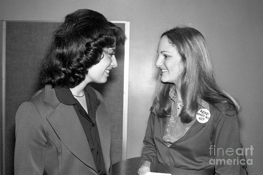 Jackie Speier And Patricia Hearst by Bettmann