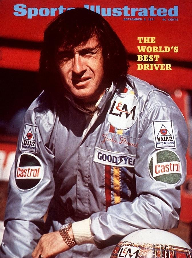 Car Photograph - Jackie Stewart, 1971 Canam Challenge Sports Illustrated Cover by Sports Illustrated