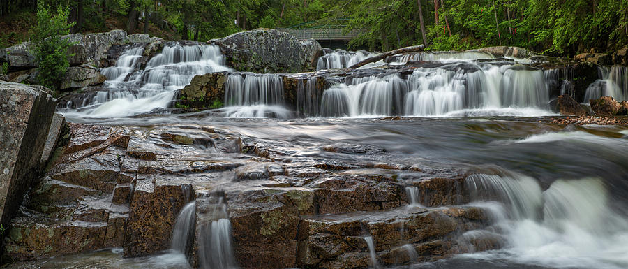 Jackson Falls Evening Photograph by White Mountain Images