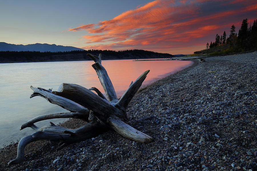 Jackson Lake sunset at Grand Teton National Park Photograph by Jetson Nguyen