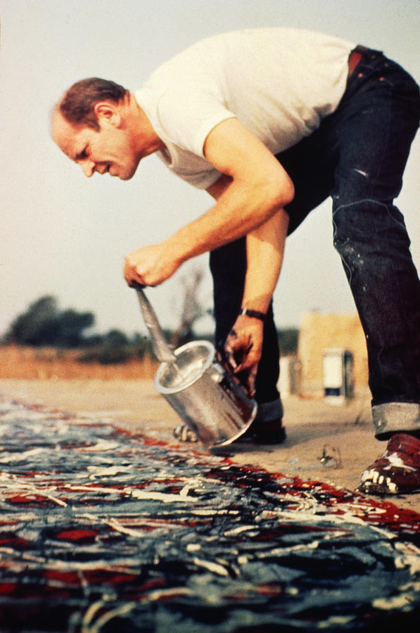 Jackson Pollock Painting by Hans Namuth