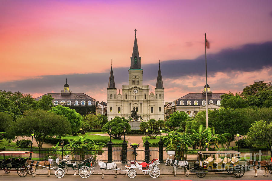 Jackson Square New Orleans Photograph by Seanpavonephoto