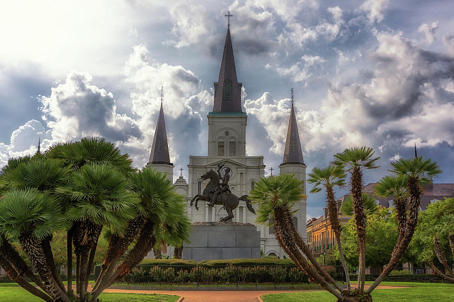 Jackson Square Photograph by Susan Rissi Tregoning