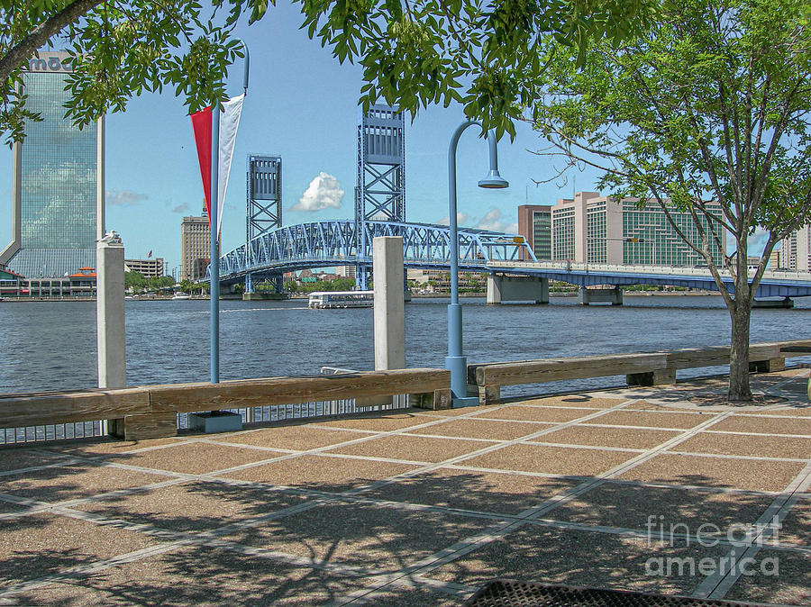 Jacksonville Florida River Stroll Photograph by Dale Powell