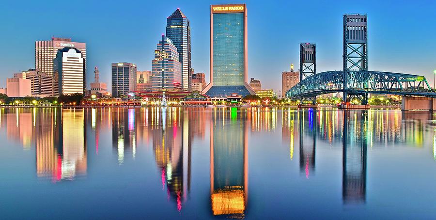 Jacksonville Photograph - Jacksonville Reflecting by Frozen in Time Fine Art Photography