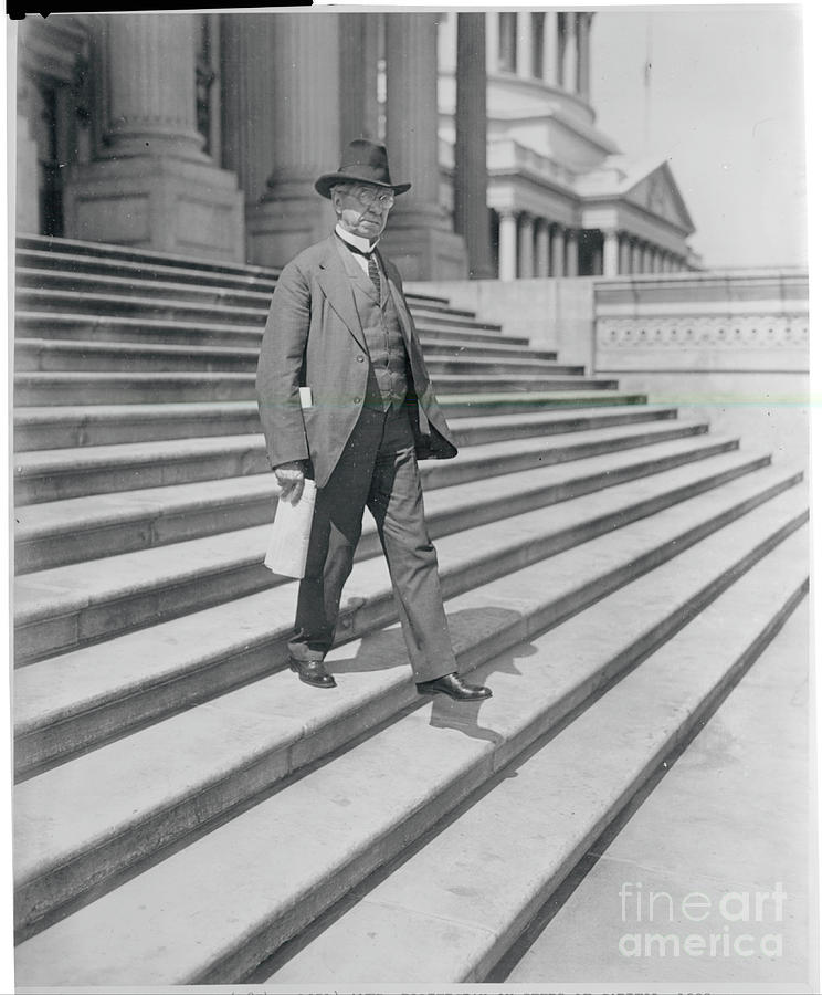 Jacob Coxey Descending Steps by Bettmann