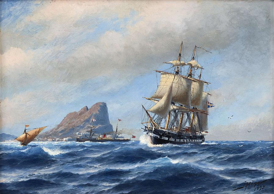 JACOB HAGG, ships Painting by Celestial Images