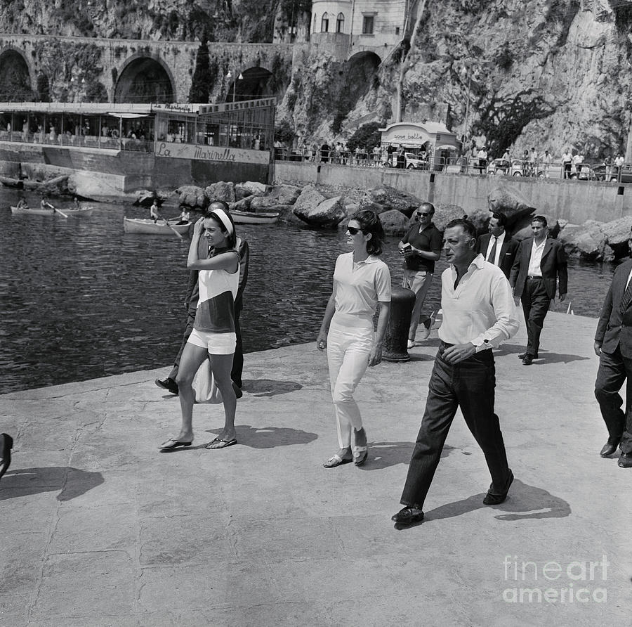 Jacqueline Kennedy In Amalfi Photograph by Bettmann