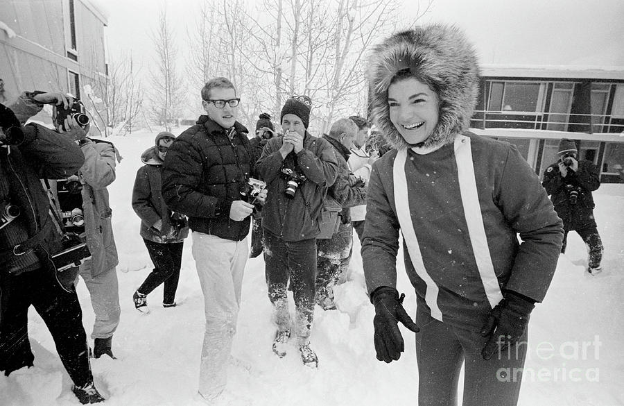 Jacqueline Kennedy In Aspen Photograph by Bettmann